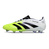 Adidas Predator 25 Elite FG White and Green Field Boots